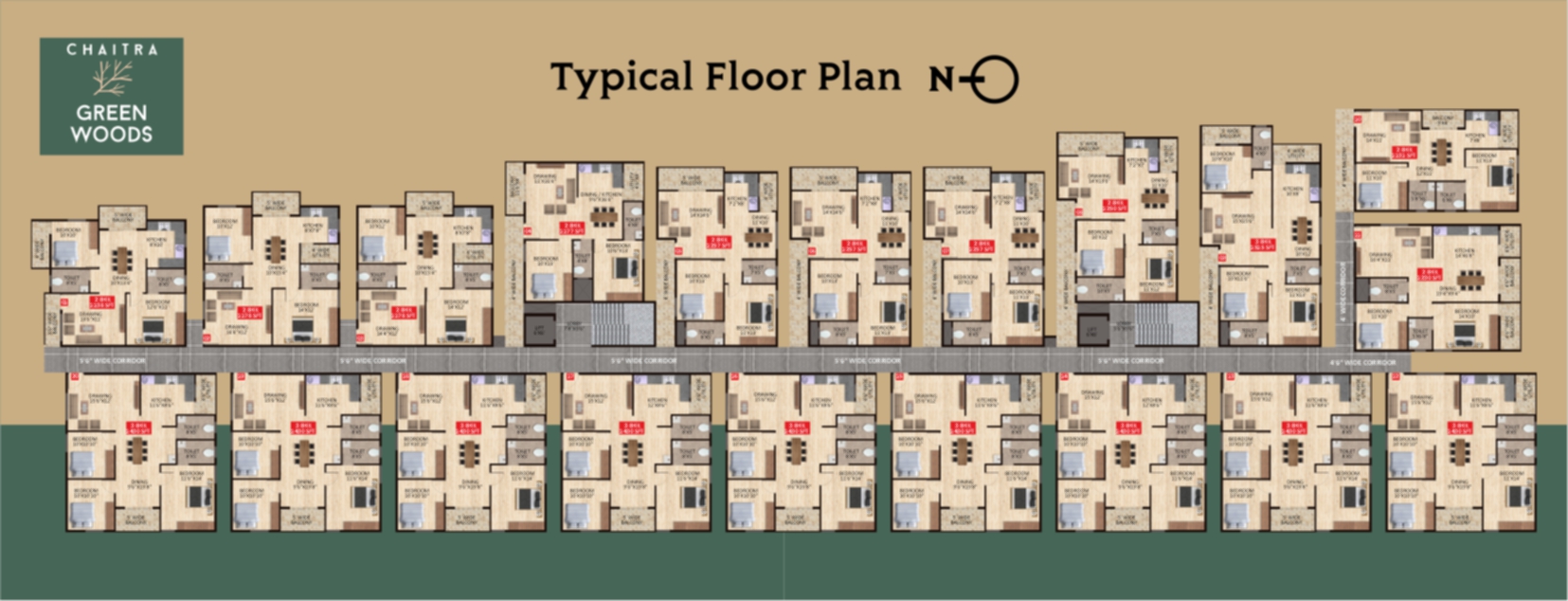 Chaitra Greenwoods Master Plan